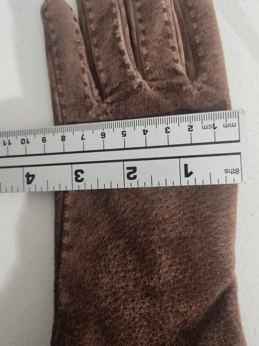 3M Thinsulate Brown Suede-Style Gloves
